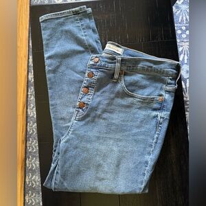 Madewell Mid-Rise Skinny Crop Jeans
